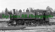 Dunham-Stephens Gravel Co #2 0-6-0T Pollock LA 1-26-1952 Witbeck New 5x8 Photo