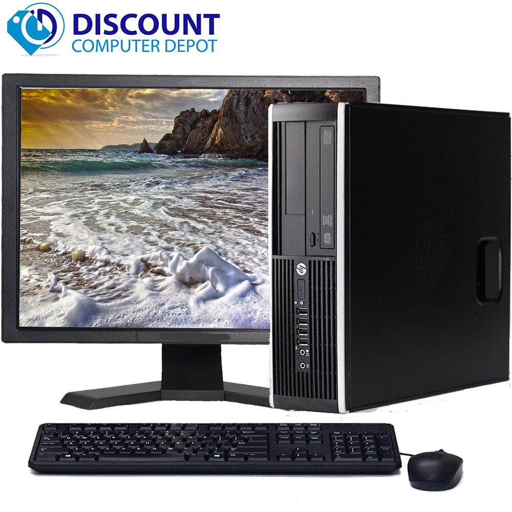 HP Compaq Elite i5 Desktop Computer Windows 10 PC 8GB 500GB