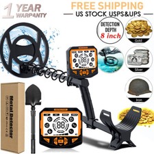 Multi-Frequency Metal Detector 10" DD Coil Waterproof Bundle Detector for Adults