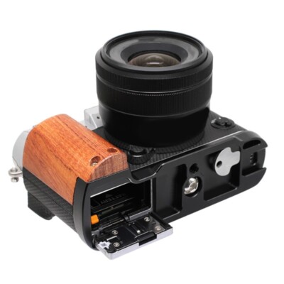 Pearwood Hand Grip Quick Release Plate for X-T50 Elegant Camera Accessory