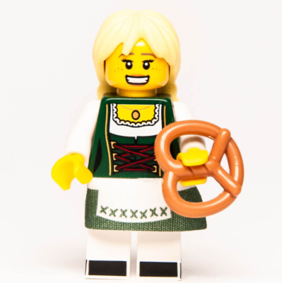 LEGO CMF Minifigure 71002 Series 11 - Pretzel Girl (col11-3 