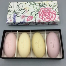 Fragonard Perfumed Soaps Gift Set 4x 1.8oz ROSE FREESIA VERBENA LAVENDER France