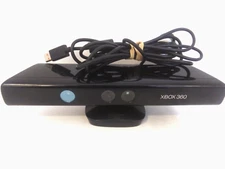 Microsoft Xbox 360 Kinect Sensor Bar ONLY Black Model 1414 With Nyko Zoom Lens