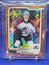 2018-19 O-Pee-Chee Platinum Orange Checkers Mikko Rantanen /25 Colorado Avs