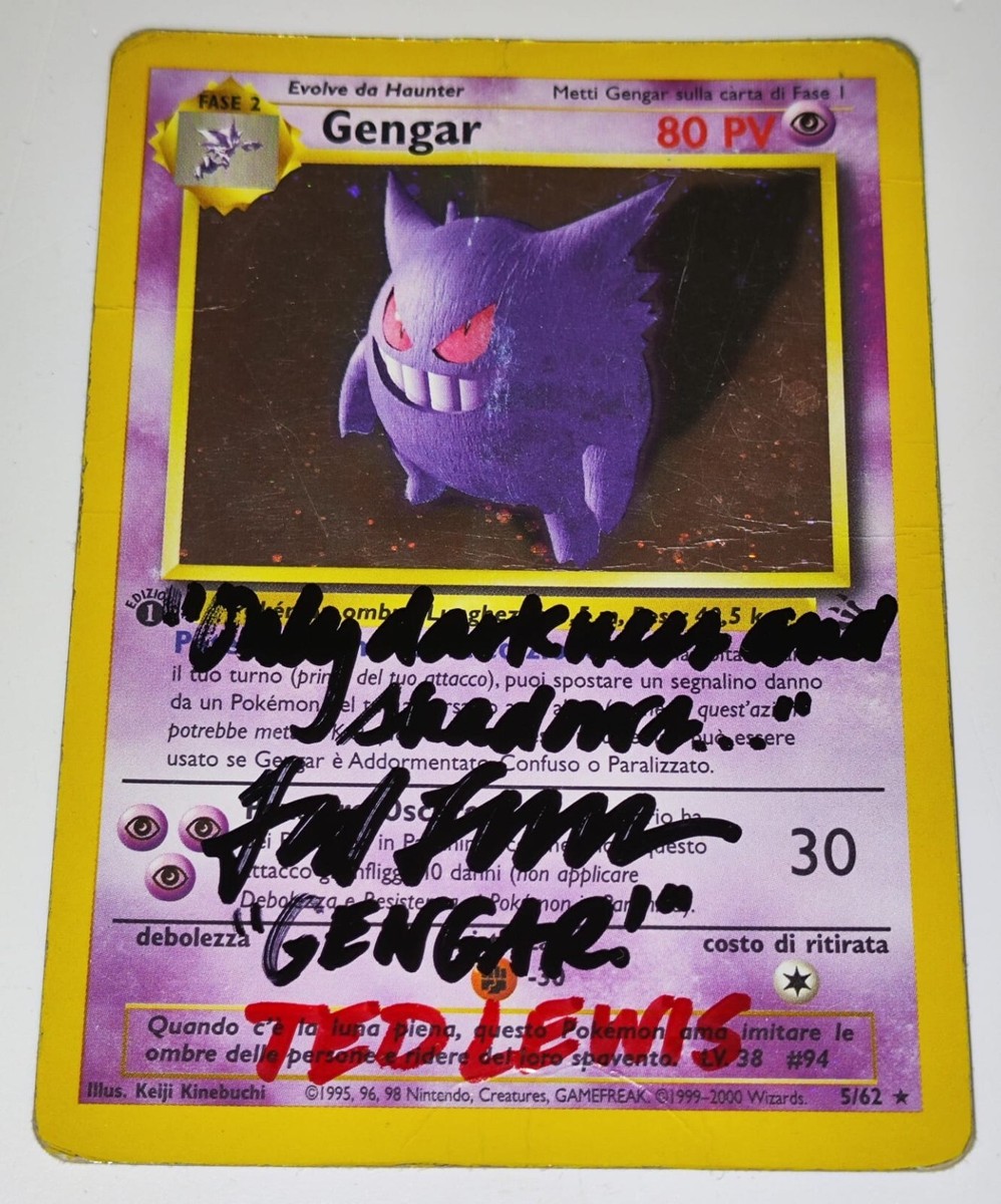 ポケモン - ゲンガー Gengar 1ED 1st Edition 英語版 5/62 Buy Gengar 5/62 Fossil Holo online | eBay