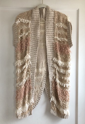 Moth Anthropologie Shag Shaggy Open 