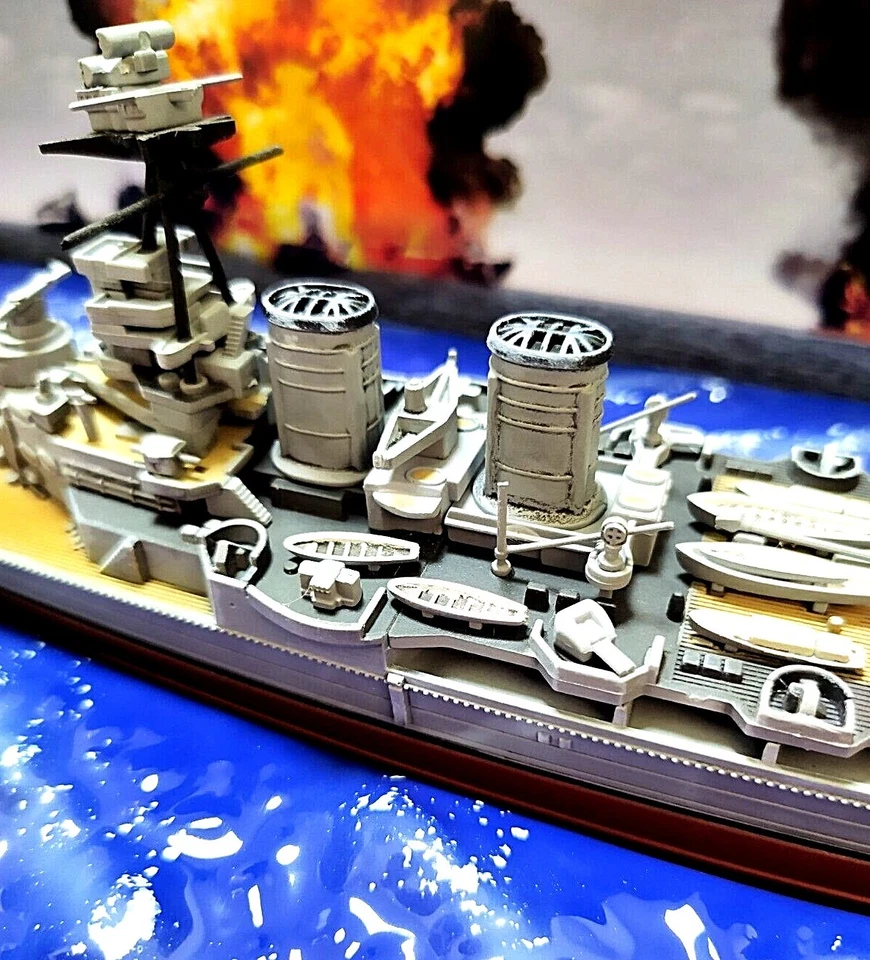 FORCES OF VALOR 1:700 DIE CAST NAVE  BATTLESHIP  BRITISH HMS HOOD 1941   861002A - Immagine 4 di 4