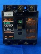 Fuji Electric Auto Breaker EA33 20A, 220V, 3 Pole, Used Tested
