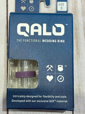 Qalo Functional wedding ring Purple Sizes 5-8 available