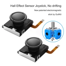 Gulikit Switch Joystick Replacement,No Drift, Hall Thumb Stick for Switch Joycon