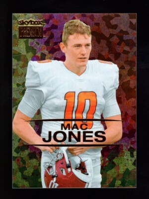 2021 SKYBOX METAL UNIVERSE PREMIUM STAR TOPAZ S39 MAC JONES 142/150