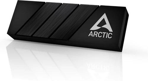 Arctic M2 Pro M.2 SSD Heatsink Black & Silver, High-Performance Cooling for NVMe