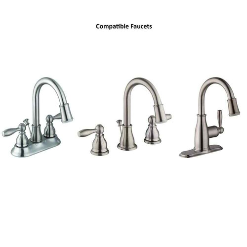 Mandouri 1.2 Gpm Led Bathroom Sink Faucet Aerator In Brushed Nickel