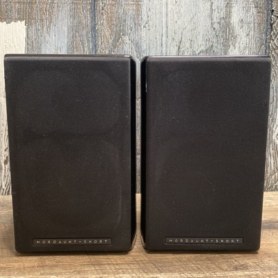 Pair of Mordaunt Short Alumni Rear/Bookshelf Speakers 80W Ms331-BK Black 