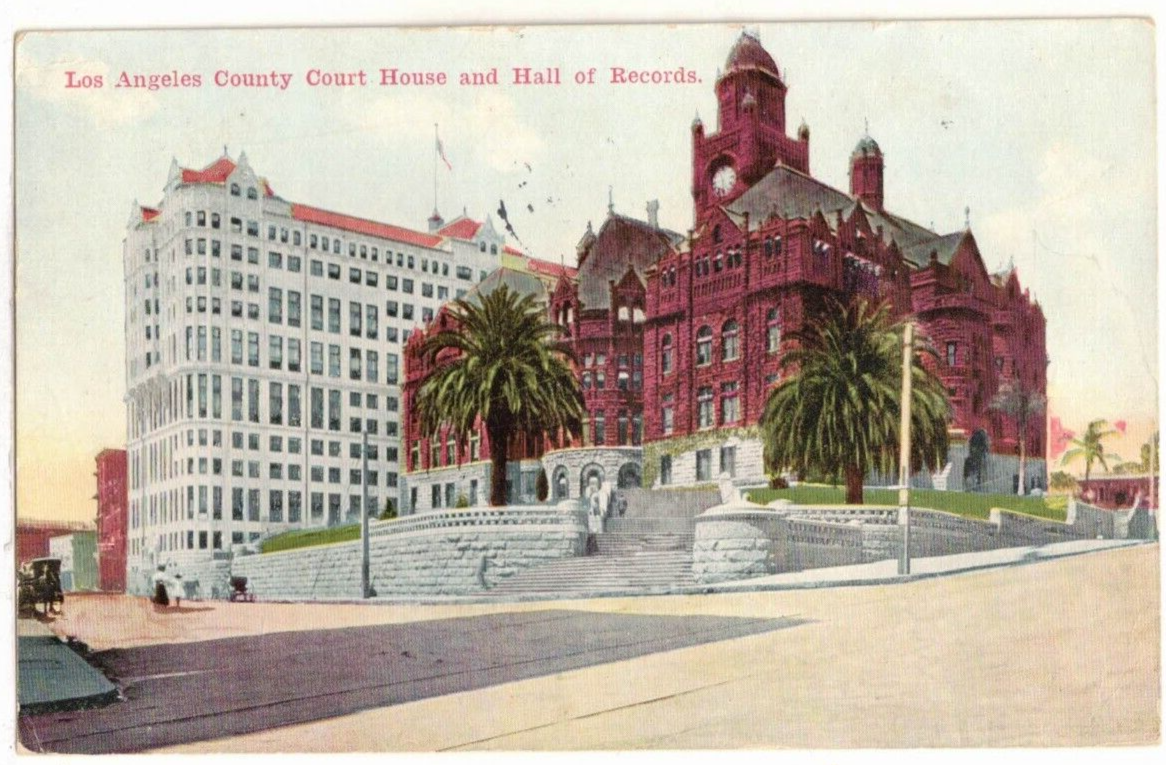 1912 PC View Of Los Angeles County Court House Hall Of Records 1912-pc-view-of-los-angeles-county-court-house-hall-of-records