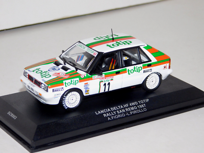 LANCIA DELTA HF 4WD TOTIP #11 FIORIO / PIROLLO SAN REMO 1987 IXO