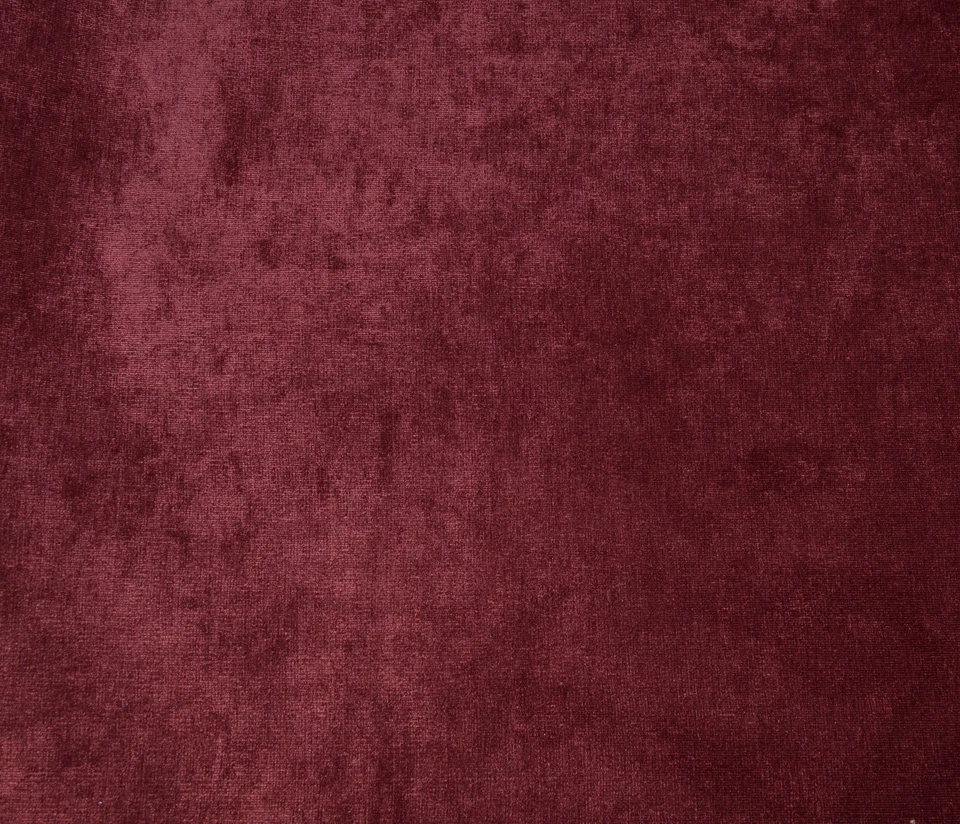 Sofá Ma25g Granate Chenilla Terciopelo Refuerzo FUNDA Cuello Tubo Rollo Cojín FUNDA Tamaño Foto 4 de 4