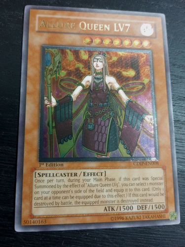 YuGiOh Allure Queen LV7 CDIP-EN008 Ultimate Foil NMint Fast Ship | eBay