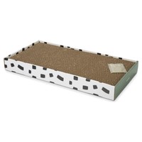 Beeztees Kratzbrett Jixy 47X24X4,5 Cm Katzen Krallenwetzen Karton Catnip