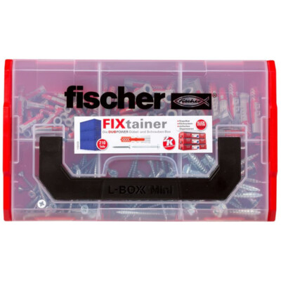 fischer FIXtainer Dübelbox mit DUOPOWER Universaldübel Sortiment