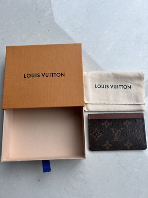 LOUIS VUITTON M61733 LV Porto Cult Sampur Card Case Brown Monogram