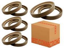  40 8" Inch MDF Wood Speaker Subwoofer Mounting Spacer Rings Recessed w/ Bezel