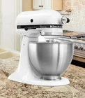 KitchenAid Classic Plus Series 4.5 Quart Tilt-Head Stand Mixer KSM75WH White New