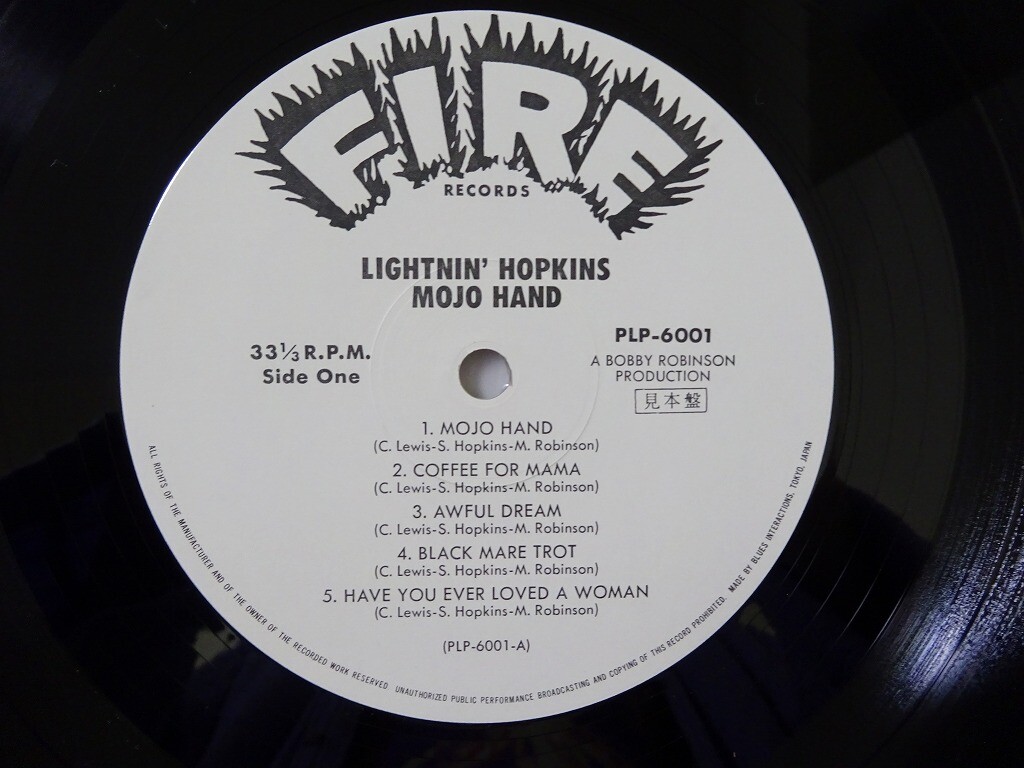Lightnin' Hopkins Mojo Hand P-Vine Special PLP-6001 Japan promo