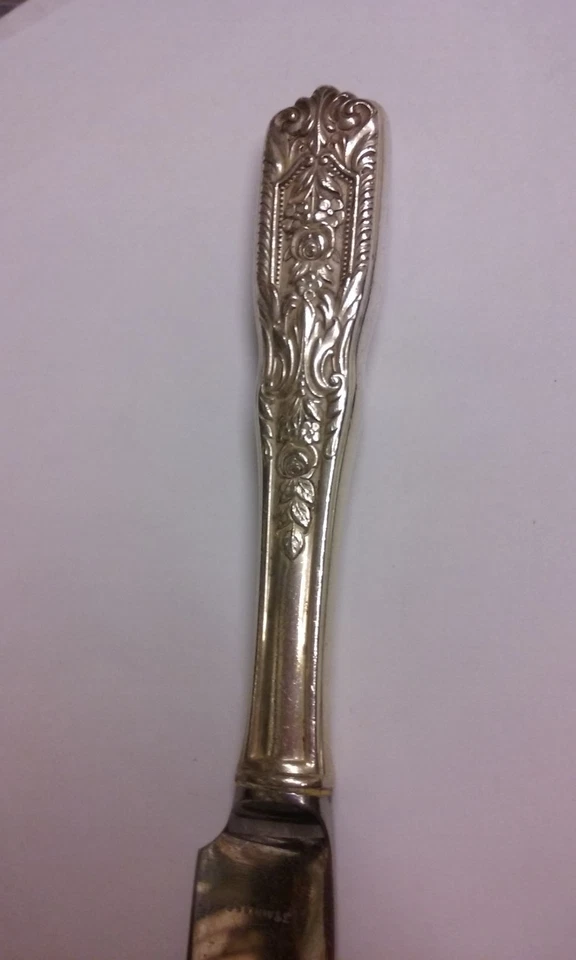 Cuchillo de cena Westmorland MILBURN ROSE Sterling 9" (#SSFL-7) Foto 3 de 4