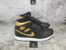 ?? NIKE AIR JORDAN 1 City Of Flight Sz 10.5  Black/Gold Basketball Shoes - EUC Jordan 1 Retro High City of Flight Men main image 3