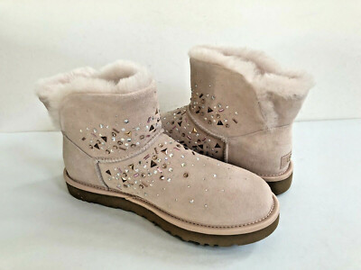 UGG CLASSIC GALAXY BLING MINI QUARTZ SHEARLING LINE BOOT US