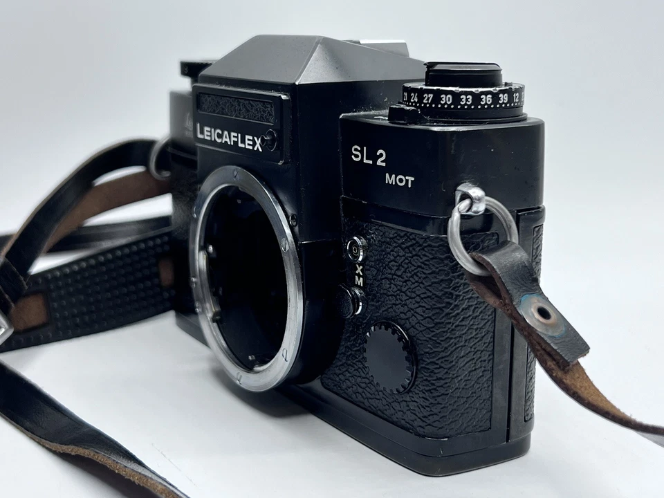 Leitz Leicaflex SL2 Mot Black analoge Spiegelreflexkamera Gehäuse #1444533-103 - Bild 2 von 4