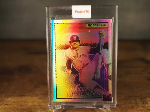 2021 Topps Project 70 Reggie Jackson #395 by New York Nico Rainbow Foil 2/70