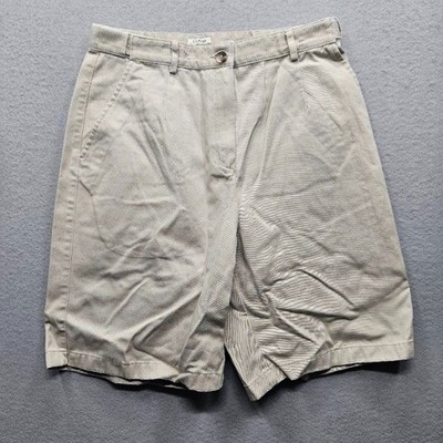 L.L.Bean Women's Size 10 Beige Original Fit Casual Khaki Shorts