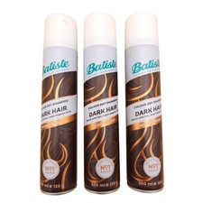  3 Batiste Colour Dry Shampoo Dark Hair Set Of Three 6.7 oz Cans No Residue