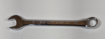 #ad Stanley 85 648 15mm 12 Point Combination Wrench USA Made Chrome New Old Stock $12.95