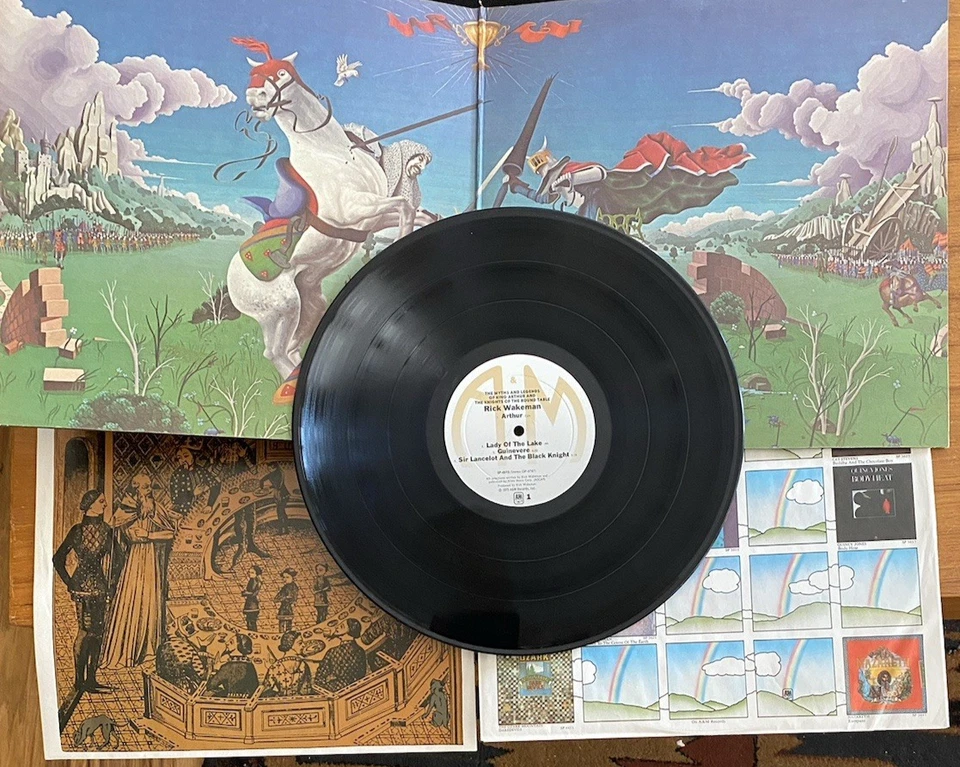 Rick Wakeman: 6 Wives Henry VIII (Quad), Arthur Knights Round Table *Ships Free - Image 3 of 4