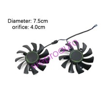 Cooling fan For MSI GTX 1650 1650s VENTUS XS HA8010H12C-Z