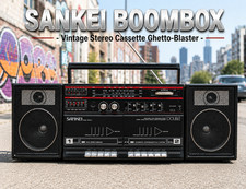 SANKEI BOOMBOX RaRe Vintage Stereo Cassette Tape