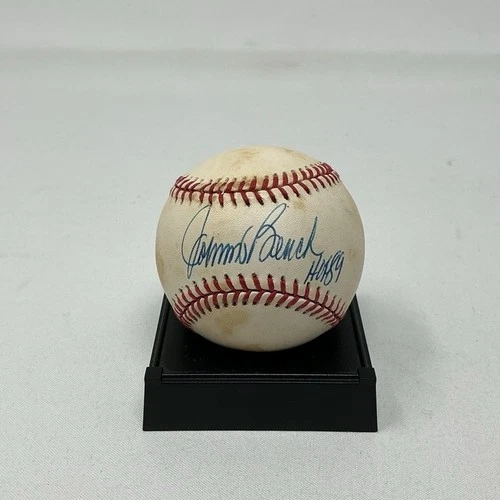 Johnny Bench Autographed Signed Cincinnati Reds HOF 89 ONL Baseball JSA COA