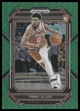 2023 Panini Prizm Draft Picks #37 Timmy Allen Rookie Green Texas Longhorns