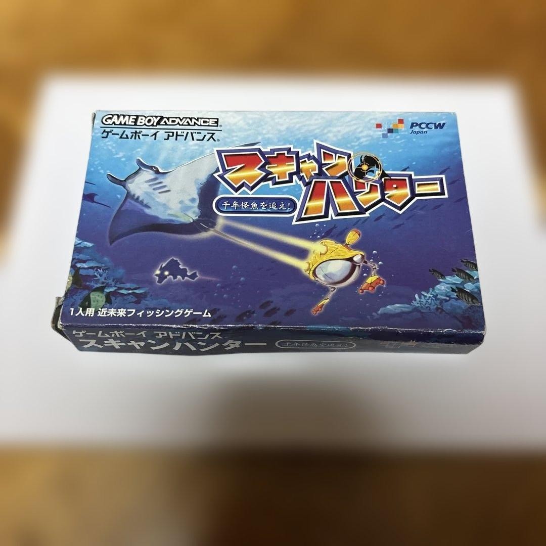 Game Boy Advance Scan Hunter Chase Millennium Monster Fish Outer Box only Used