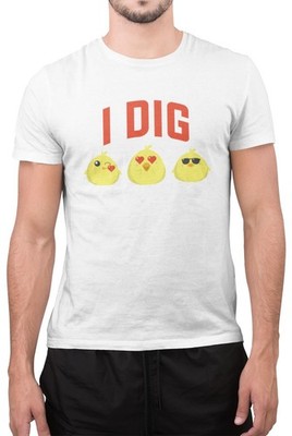 Lustiges T-Shirt I Dig Savage Hirsch Paar Neuheit tolles Tumblr Oberteil