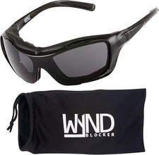 Pares De Gafas Anteojos Lentes Para Motocicleta Moto Sol Dia Y Noche Negro NUEVO