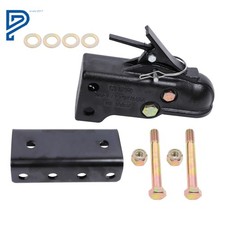 2-516 15000lbs Adjustable Cast Trailer Coupler 3 Position Channel And Fastener