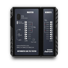 Network Cable Tester, CAT5E CAT6 CAT6A CAT7 RJ45 Networking Lan Cable 8P8C POE R
