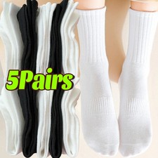 Cotton Sports Socks Unisex Soft Comfortable Breathable Casual Socks 5 Pair