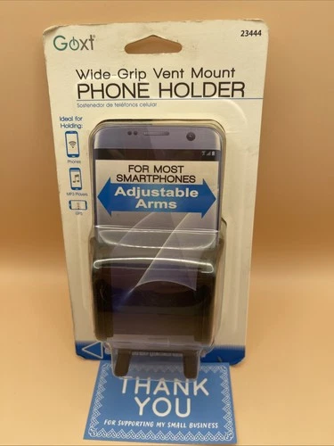 QTY=5: GOXT 23444 Adjustable Vent Mount Phone Holder, Black 077341131694 - product listing photo