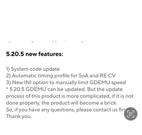 GDEMU Optical Disk Driver Board V5.15, V5.15b, V5.20.5 For SEGA Dreamcast AV1 Co