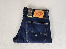 Levi's 519 Skinny Fit Tapered Leg Denim Jeans 34X34 Men's Dark Blue Stretch